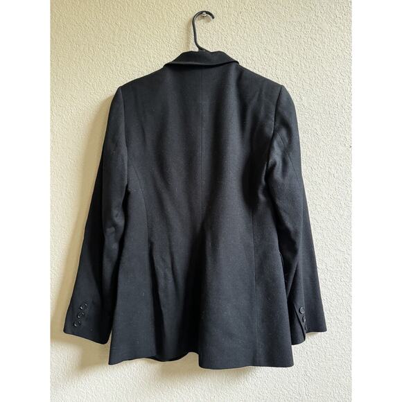 Sisley Black Wool Blazer Women’s Size 40 Made In‎ Italy Medium - Picture 2 of 7